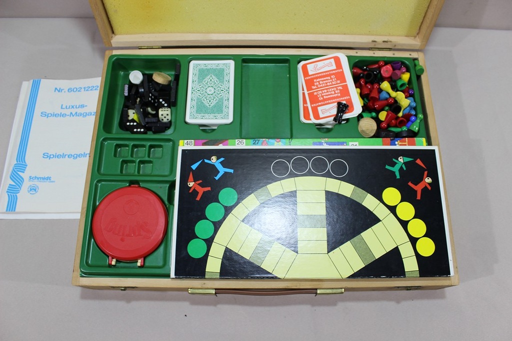 ZESTAW ZABYTKOWYCH FAJNYCH GIER DLA DZIECI WALIZKA