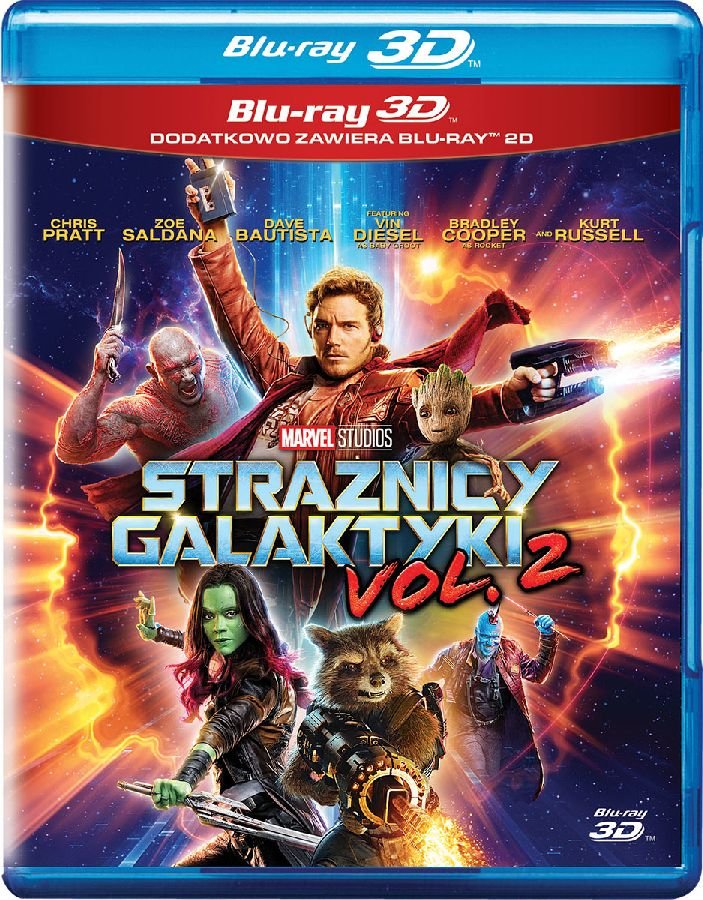 STRAŻNICY GALAKTYKI vol. 2 3D + BLURAY [DUBBING] 6965696773