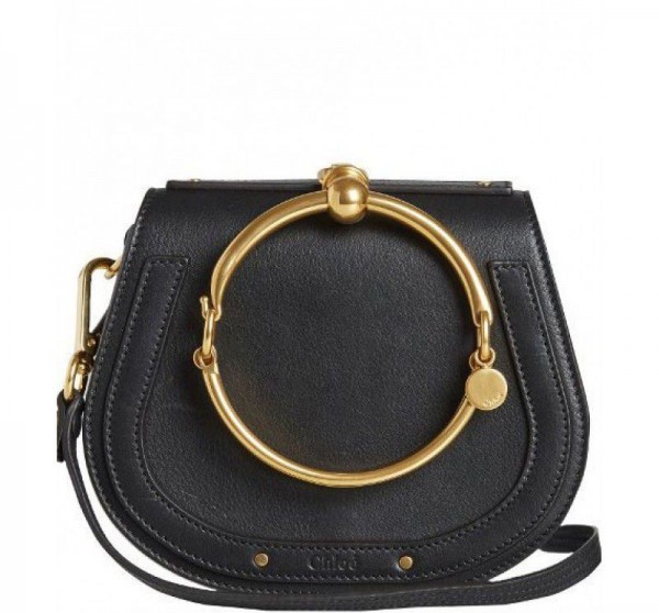 CHLOE NILE BRACELET TOREBKA SKÓRA CZARNA 7524925840 oficjalne