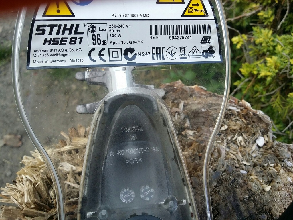 Nożyce do żywopłotu STIHL HSE 61 2015r - 7663232028 - oficjalne