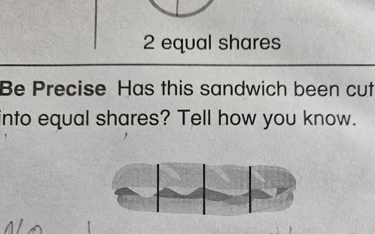 SixYearOld Girl Spots Major Flaw In Math Homework Question Newsweek