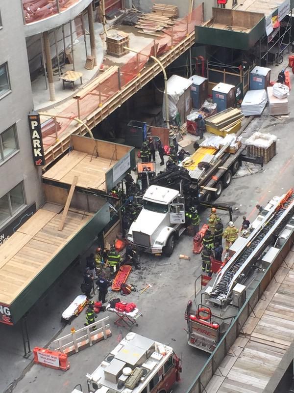 Report One Dead in Crane Accident at New York City Construction Site