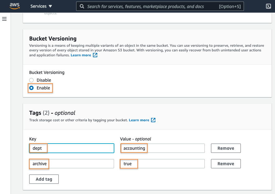 Getting started using the Amazon S3 Glacier storage classes Amazon