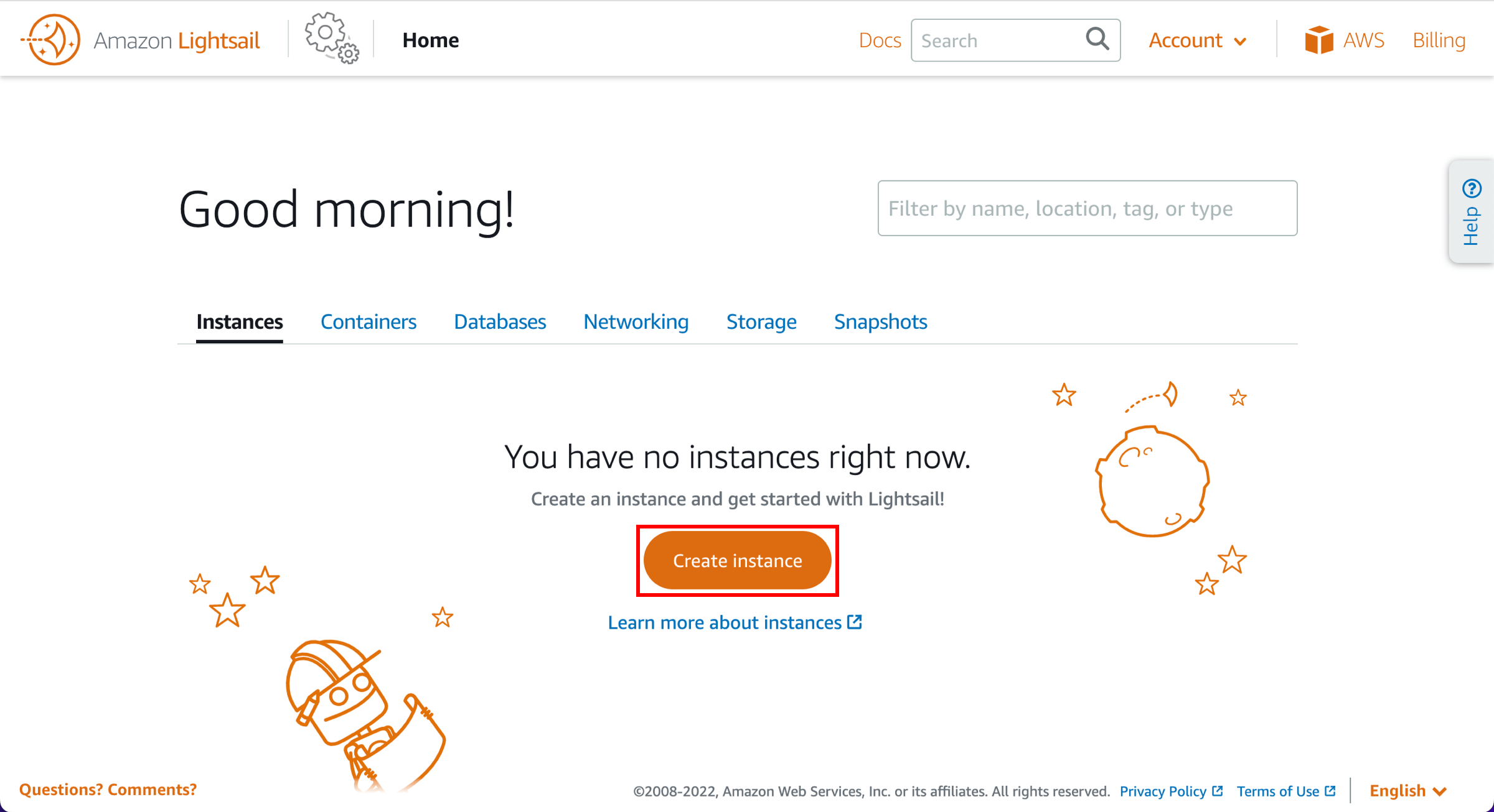 Launch a Linux Virtual Machine with Lightsail