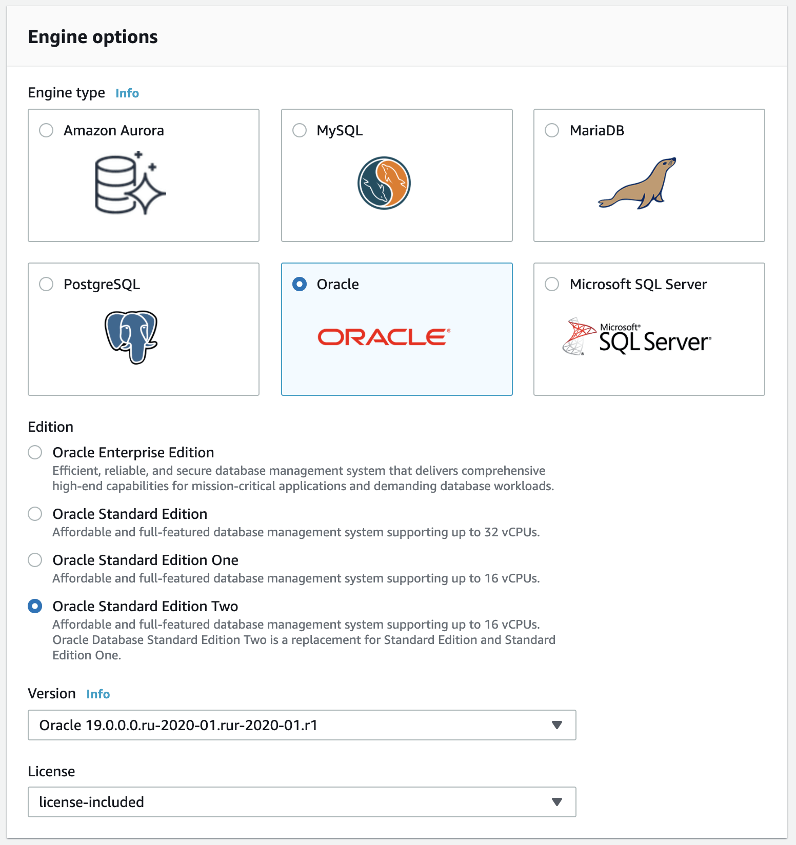 Migrate from Oracle to Amazon RDS