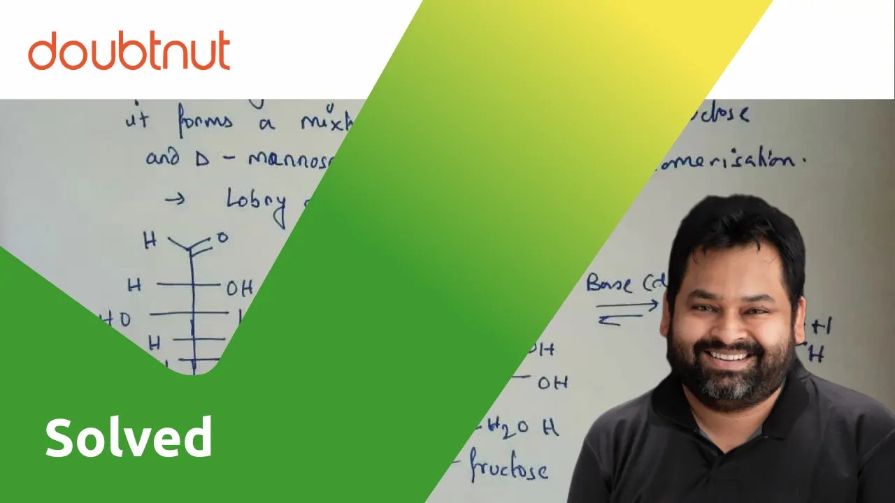 [Bengali] What happens when glucose treated with dilute NaOH