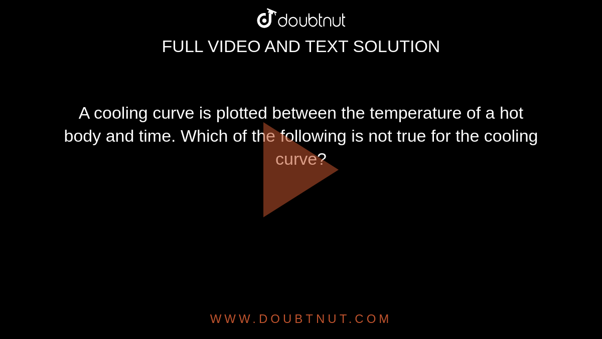 Cooling Is Faster From A Calorimeter Having A Larger Surface Area Than A Smaller One.