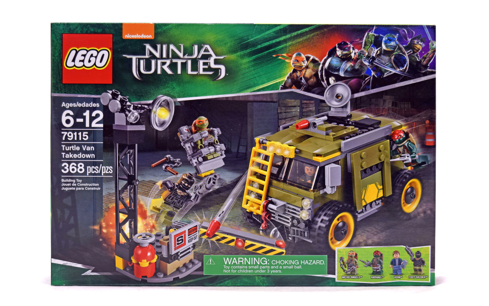 Turtle Van Takedown LEGO set 791151 (NISB) (Building