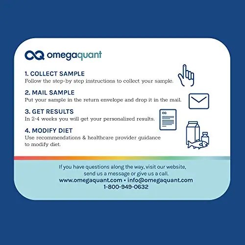 Omega Quant Omega3 Index Basic The Original Omega3 Blood Test Kit