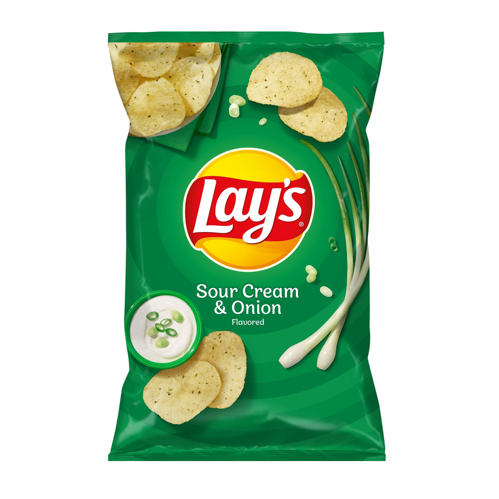 Lay's Potato ChipsSour Cream & Onion Fresh Groceries Delivery Redtick