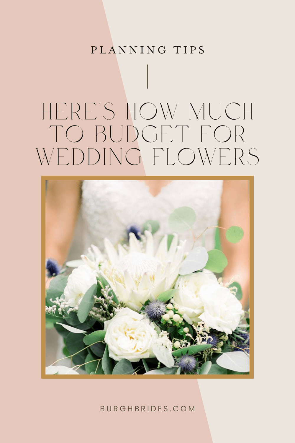 Here's How Much to Budget for Wedding Flowers Burgh Brides