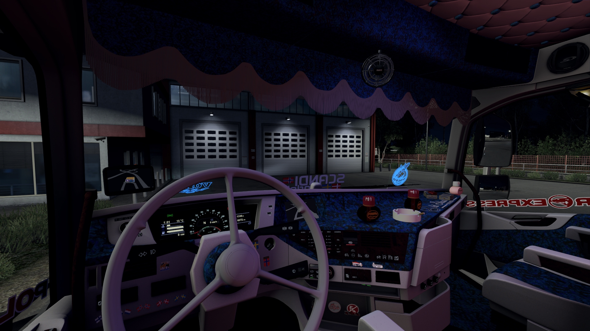 Interior Volvo FH 2012 HOLLAND ETS 2 TosteR007 Custom