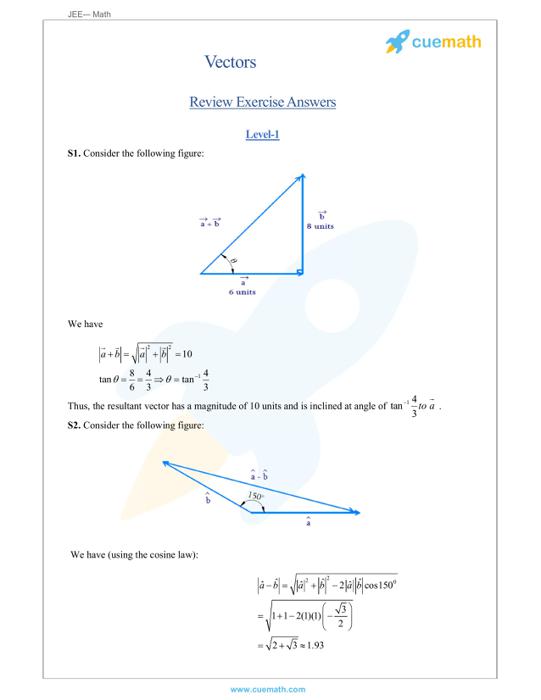 Resolving Vectors Worksheet With Answers - Sara Battle's Math Worksheets