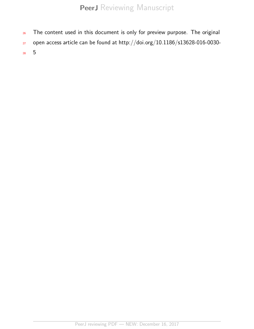 PeerJ Computer Science Template PeerJ