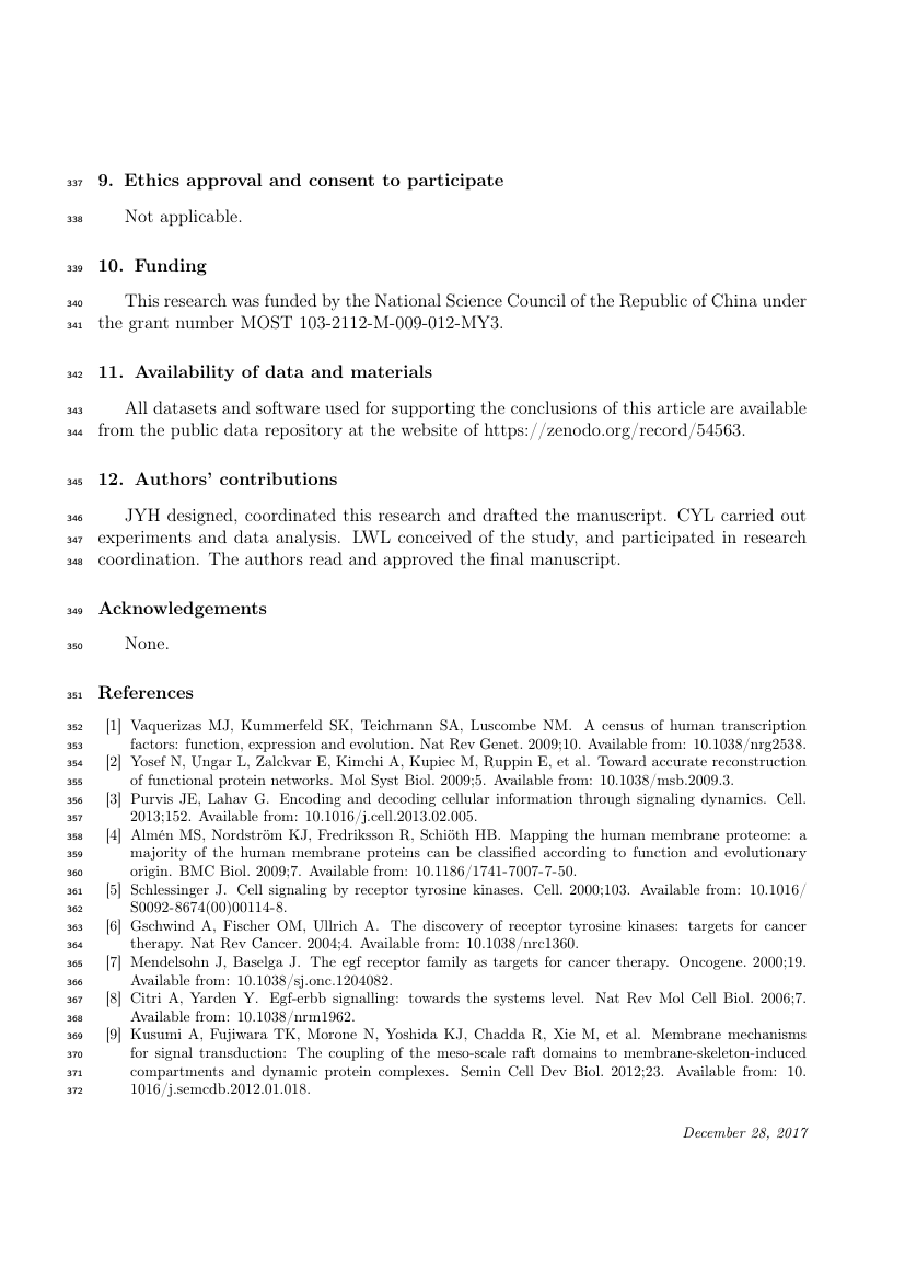 Sustainable Environment Research template For Authors