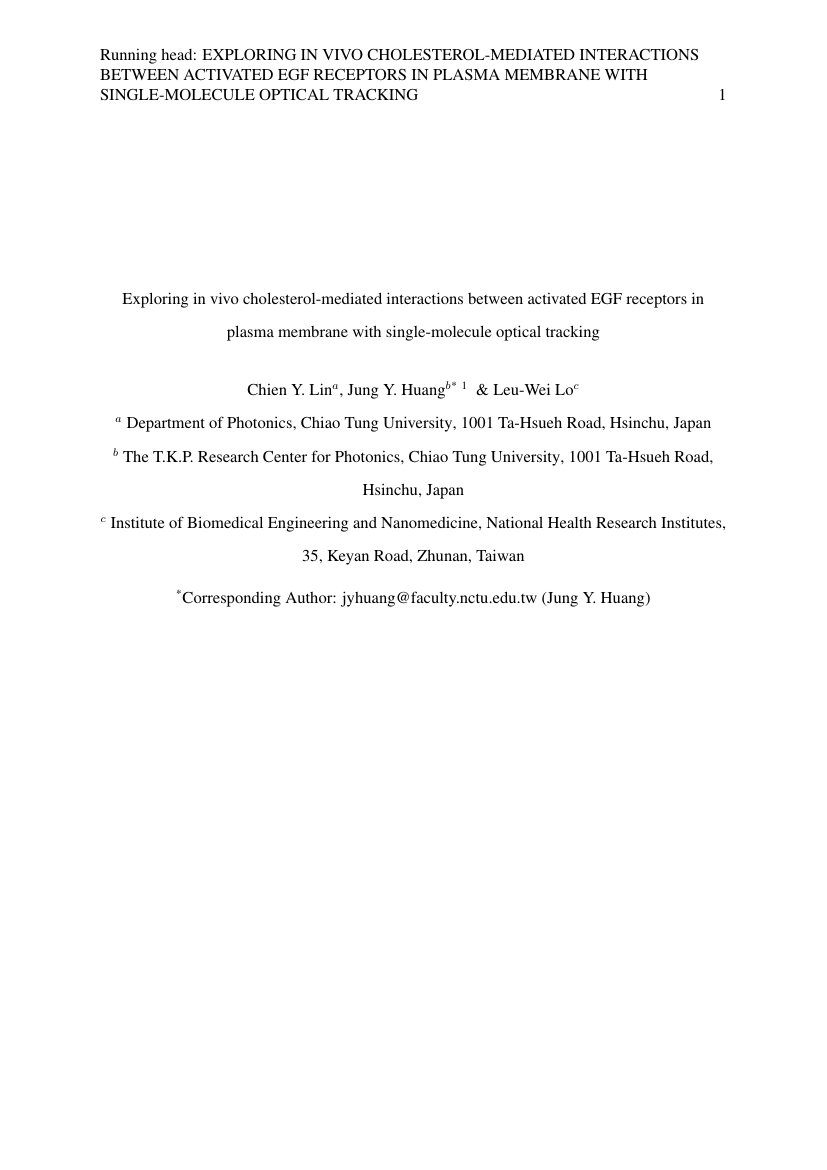 Journal of Applied Psychology Template American Psychological Association