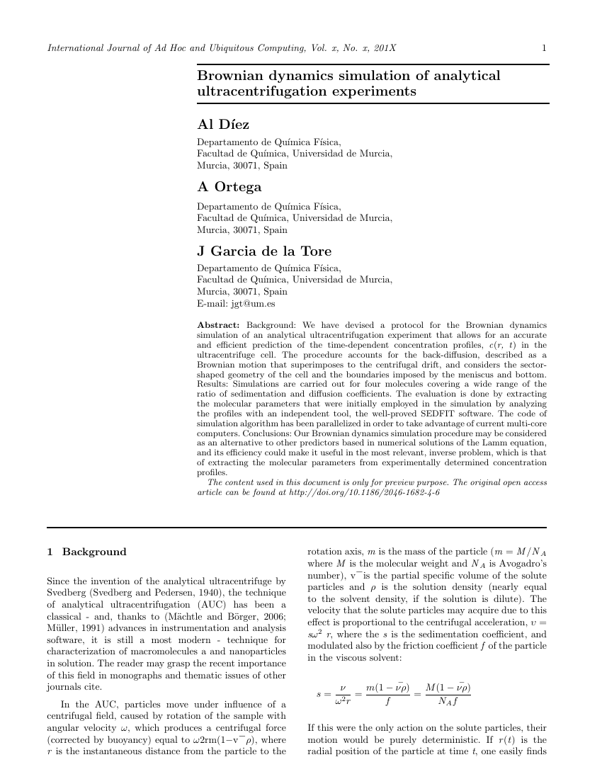 Inderscience Publishers International Journal of Ad Hoc and