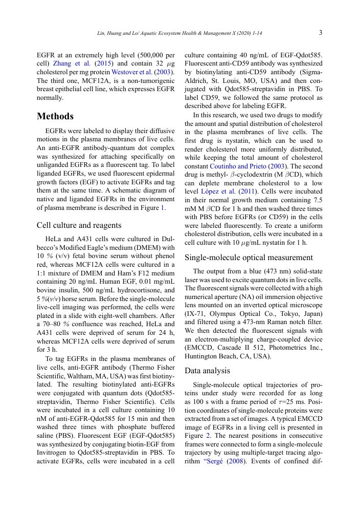 Aquatic Ecosystem Health & Management Template Michigan State