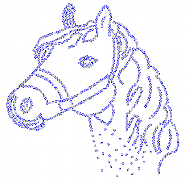 Iron On horse Dreamtime Creations