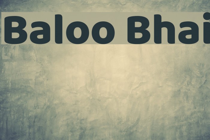 Baloo Bhai Font