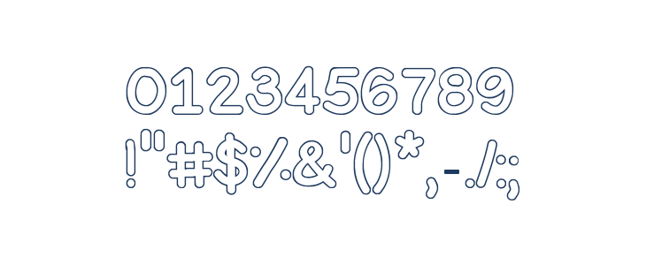 Bubble Letters Font