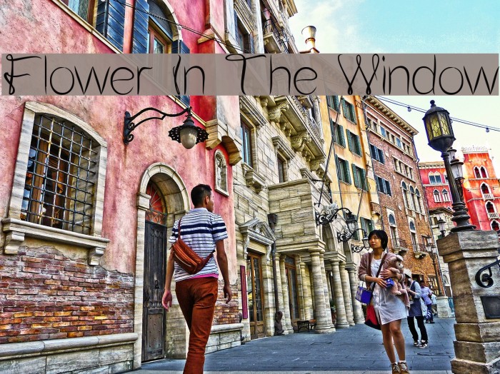 Flower In The Window Font