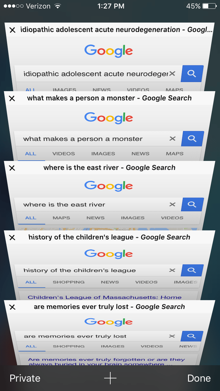If YA Characters Had Google Search Histories