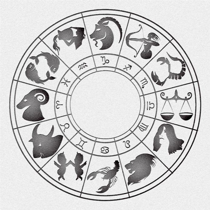 Gambar Zodiak Hitam Putih