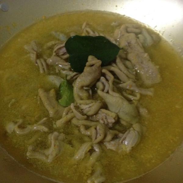 Resep Masak Usus Ayam Pedas Bumbu Kuning Masak Memasak