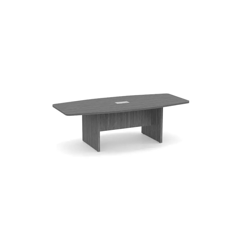 Doane Keyes Associates, Inc. 8' BOAT SHAPE CONFERENCE TABLE NEWPORT GRAY