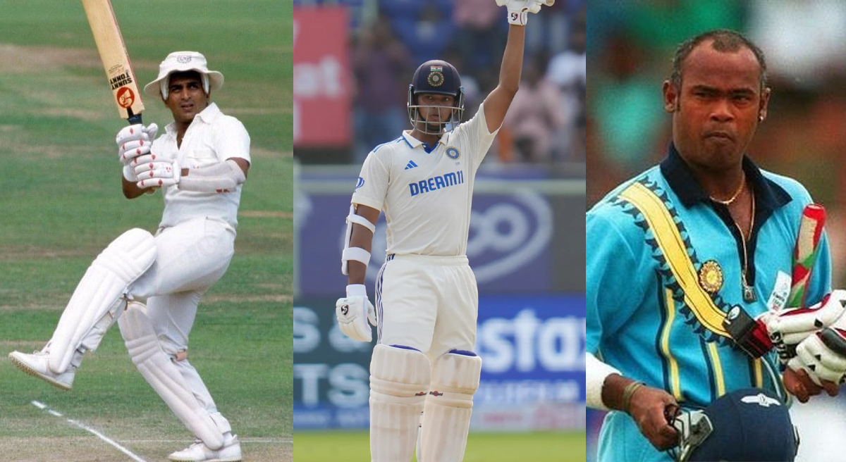 List of youngest Indian players to scored double century in Test