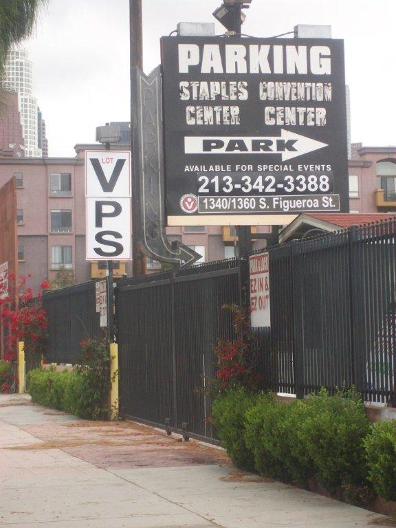 VPS Parking at 13661400 S. Figueroa St. Los Angeles Parking