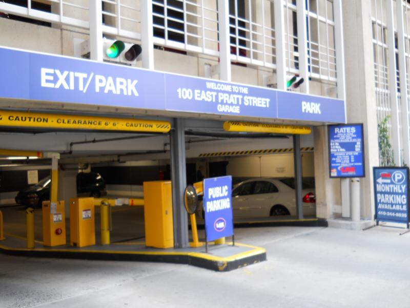 LAZ Parking at 100 E. Pratt St. Baltimore Parking