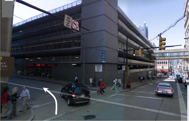 Forbes Garage at 400 Cherry Way Pittsburgh Parking