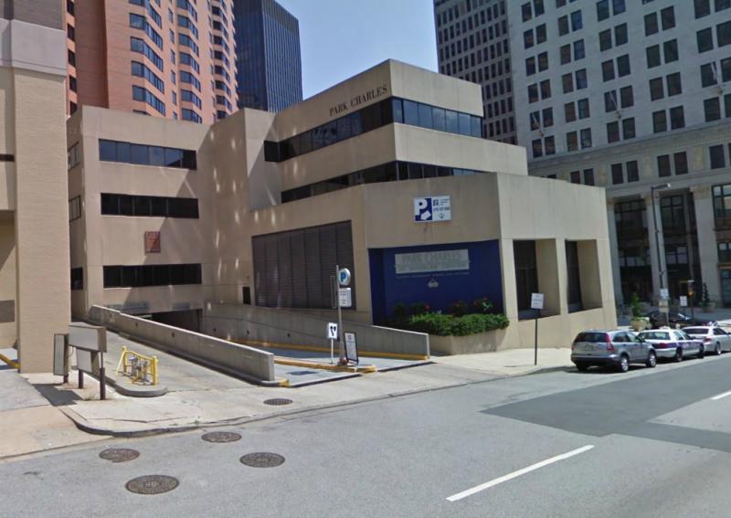 Park Charles Garage at 211 N. Liberty St. Parking in Baltimore