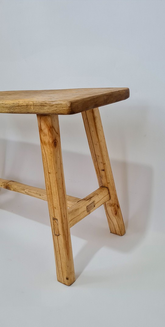 Handmade Ofram woodConsole Bench, Tropical Wooden Console table by bamb