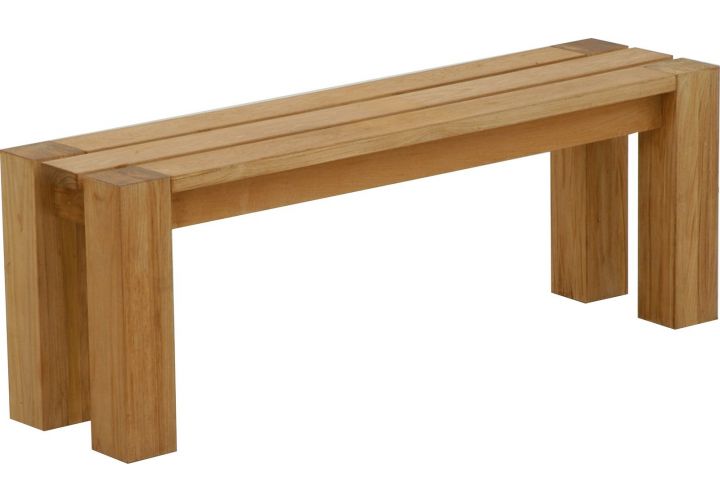 4' Backless Teak Bench Teak Furniture Outlet