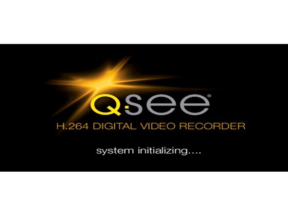 Q See H264 System Initializing