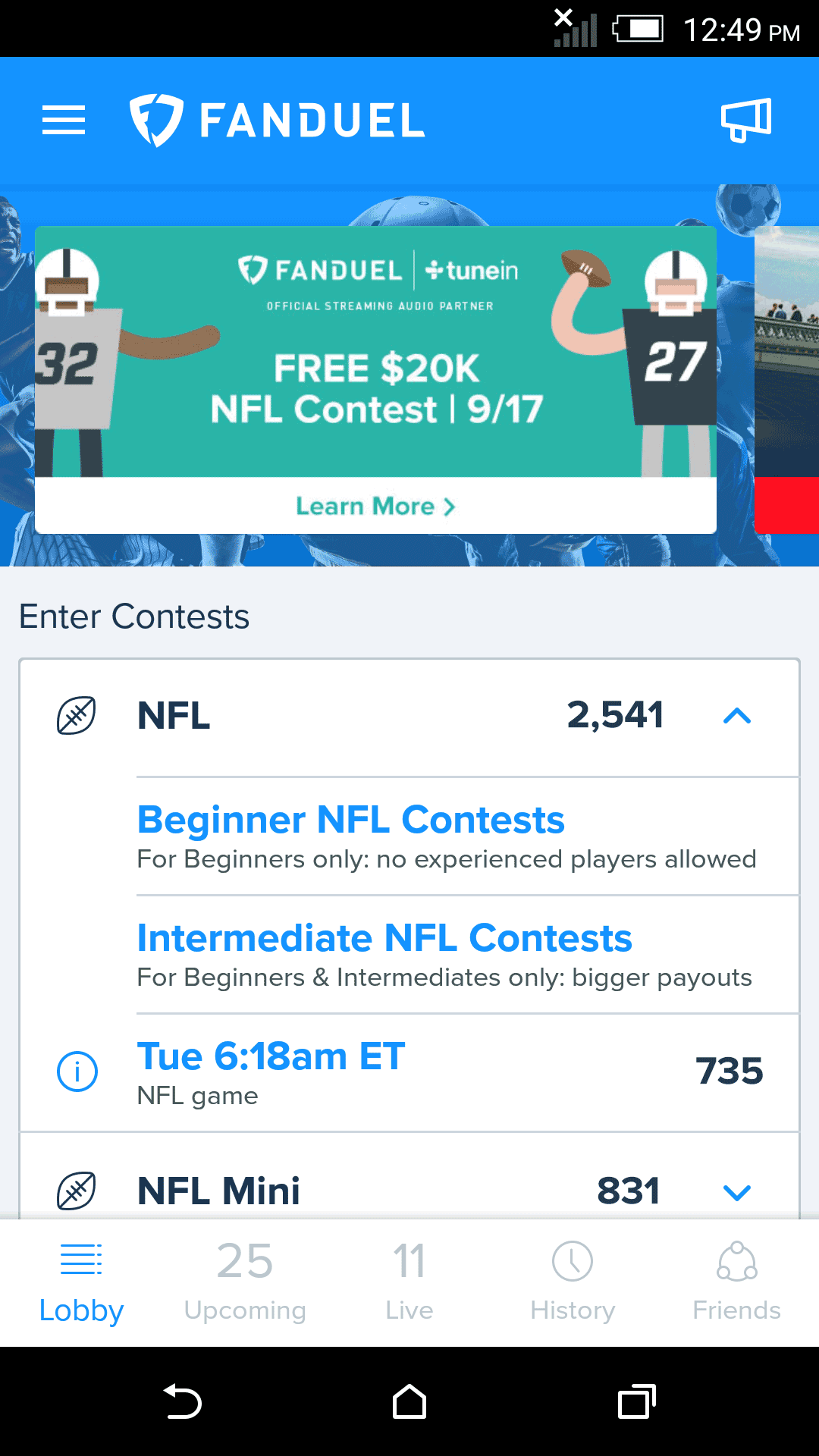 Fanduel App Android