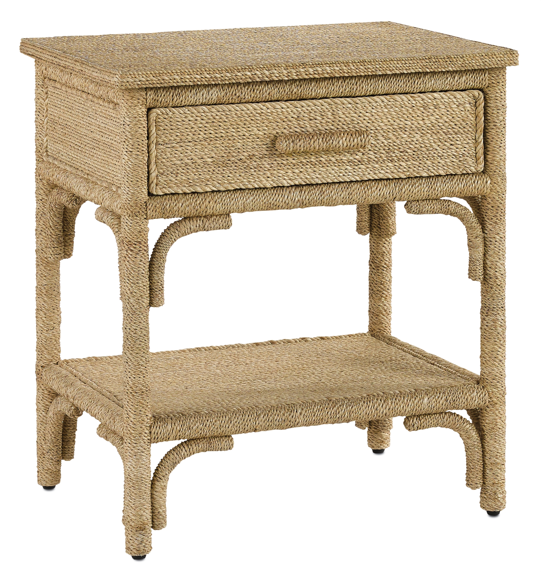 Abaca Rope Side Table Mecox Gardens