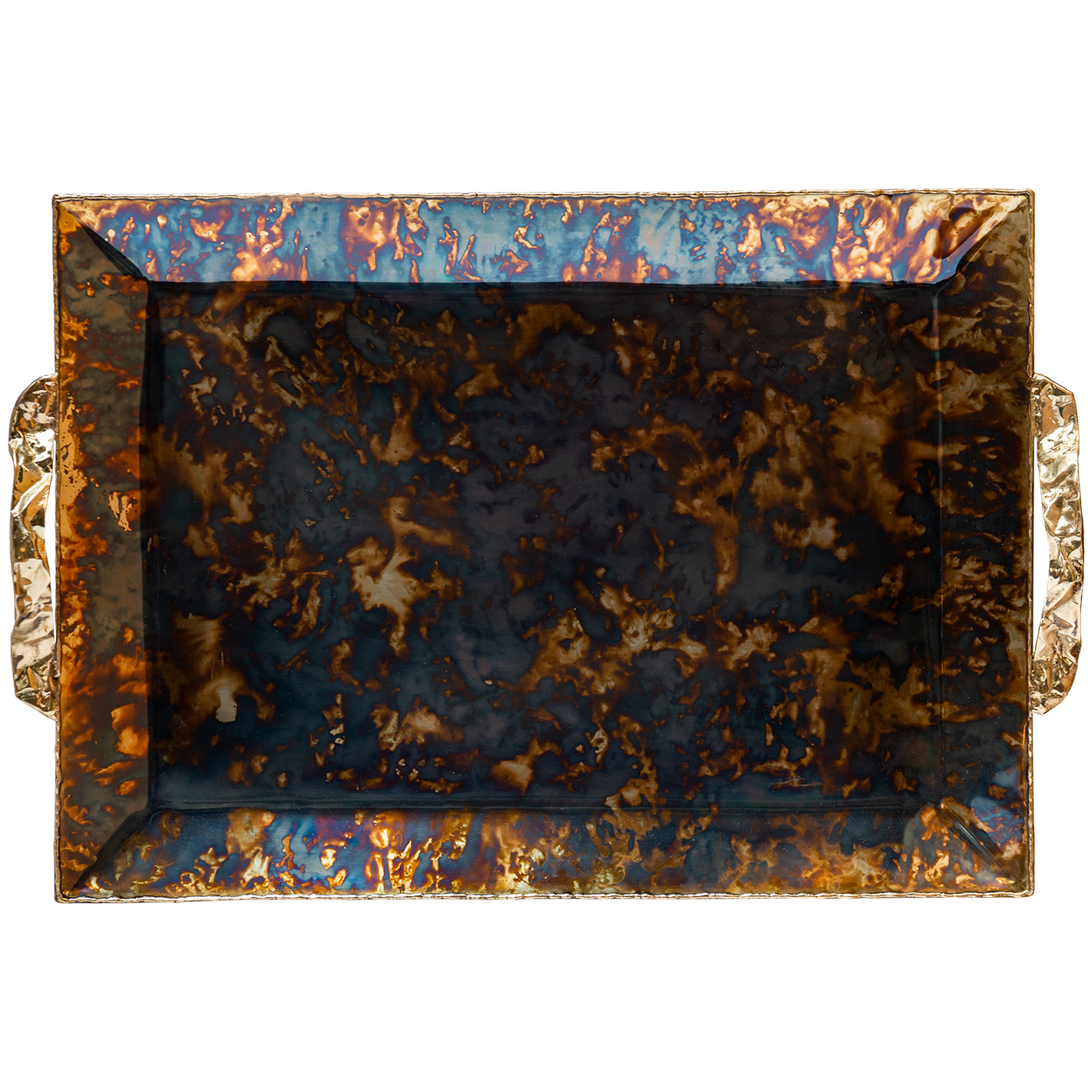 Rectangular Rainbow Bronze Sierra Tray Mecox Gardens