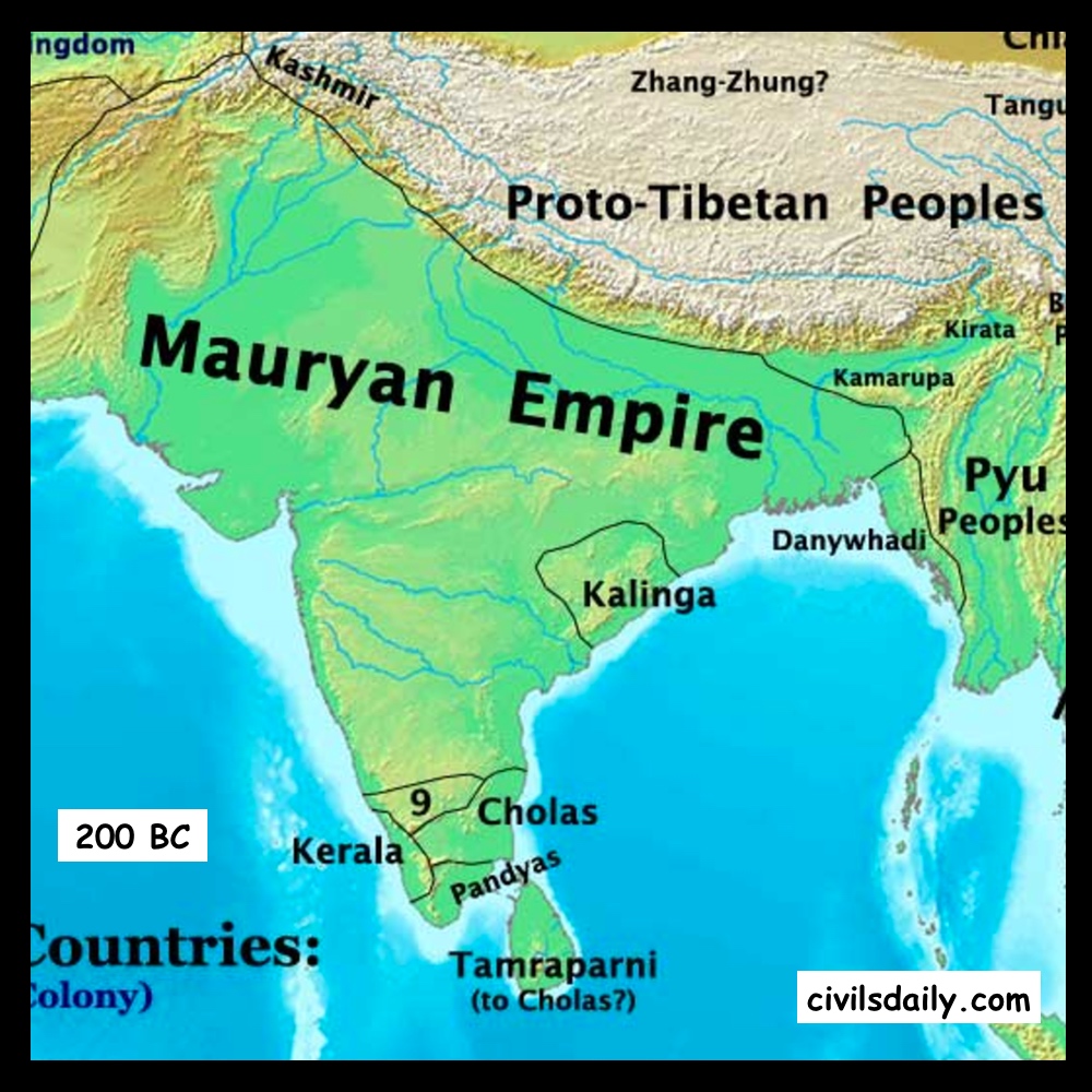 Chandragupta Maurya Empire Map