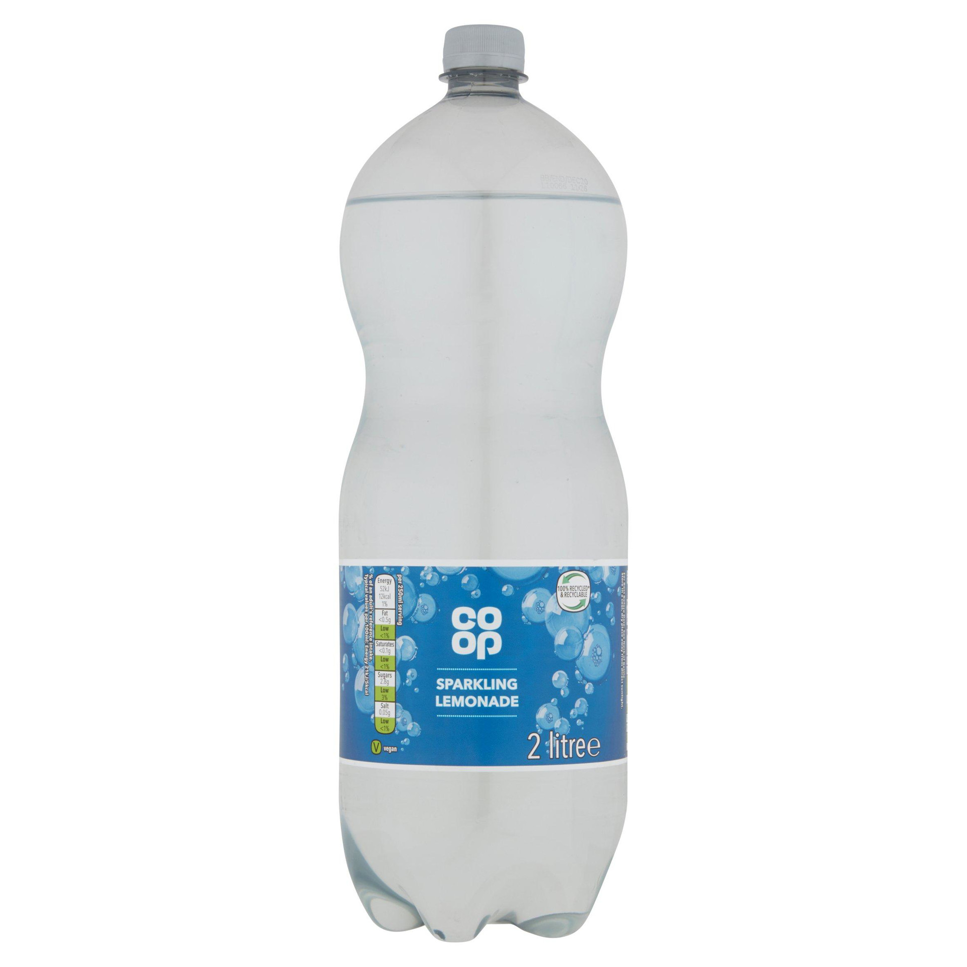 Coop Sparkling Lemonade 2 Litre Jersey Online Groceries Channel
