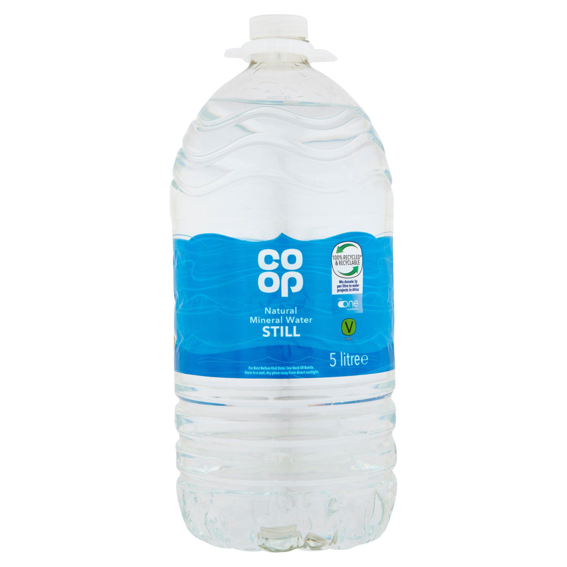 Coop Natural Mineral Water Still 5 litre Jersey Online Groceries