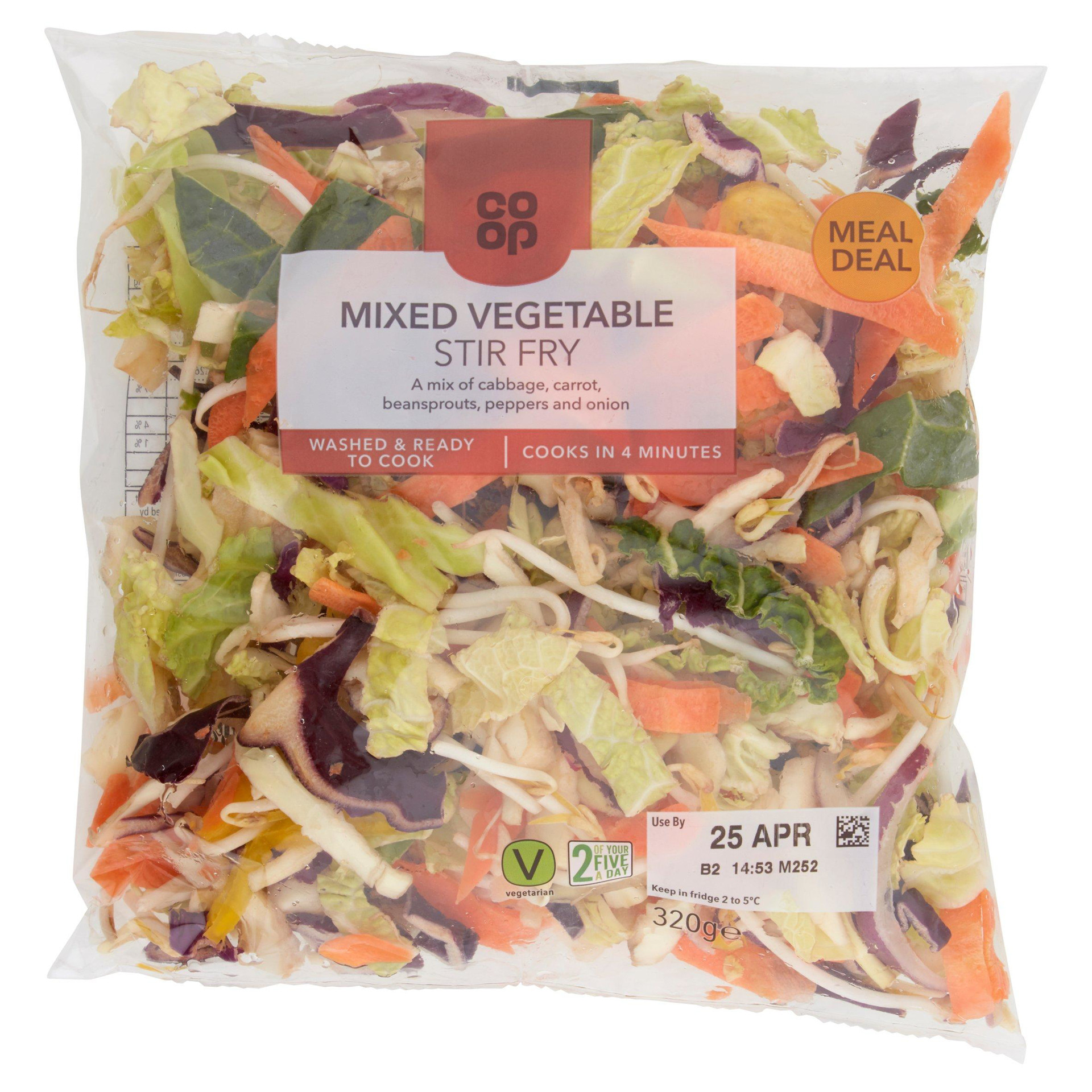 Coop Vegetable Stir Fry 320g Guernsey Online Groceries Channel