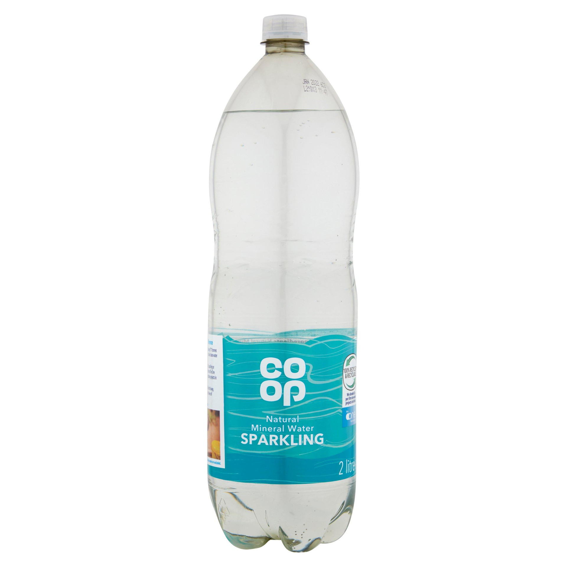 Coop Natural Mineral Water Sparkling 2 Litre Guernsey Online