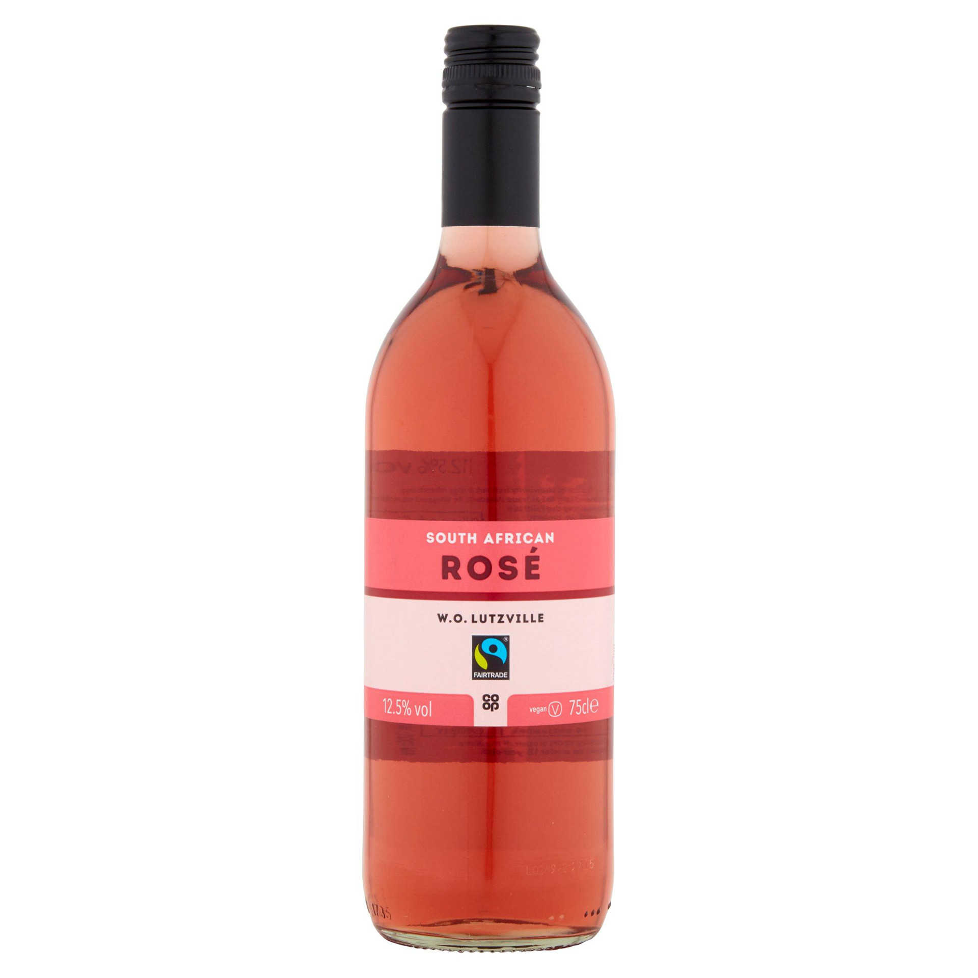Coop Fairtrade Rosé 75cl Guernsey Online Groceries Channel Islands