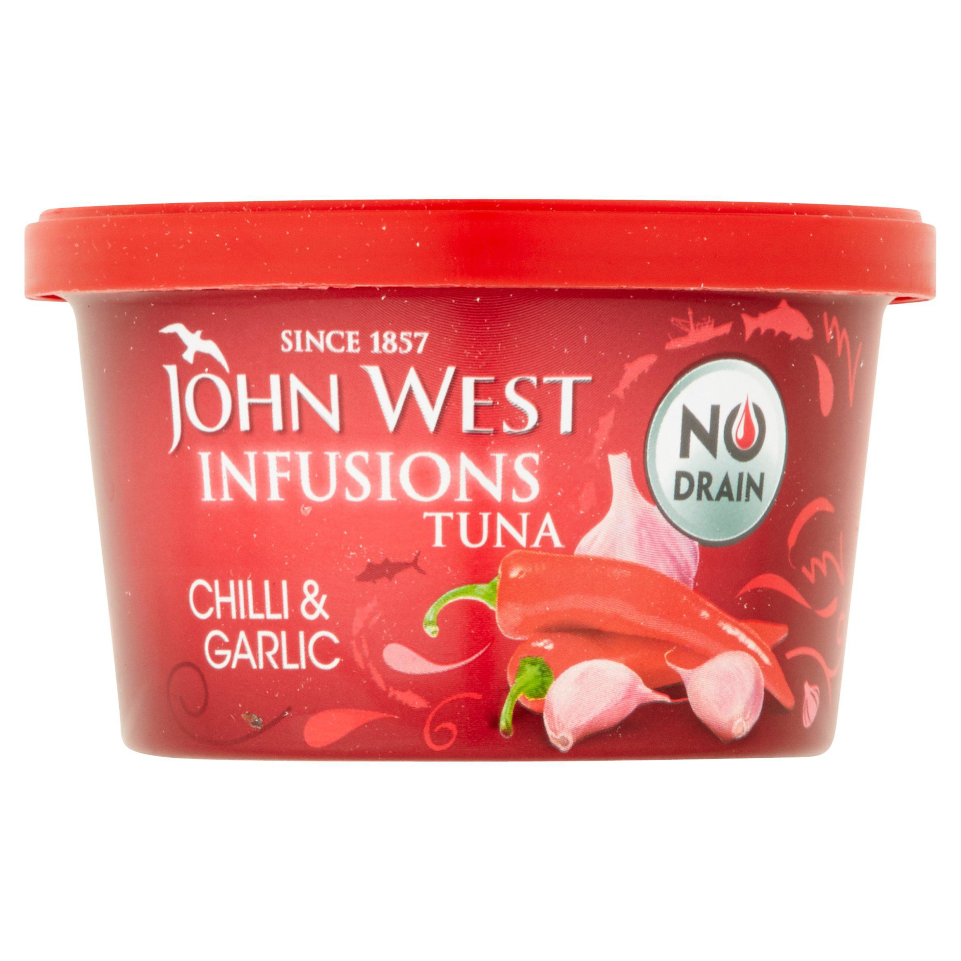 John West Infusions Tuna Chilli & Garlic 80g Guernsey Online