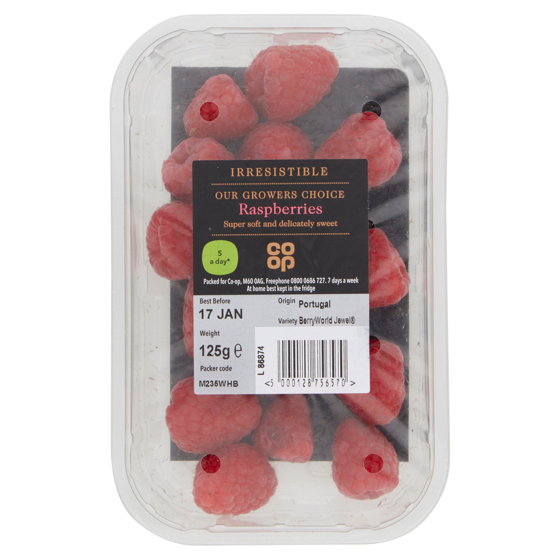 Coop Irresistible Raspberries Jersey Online Groceries Channel
