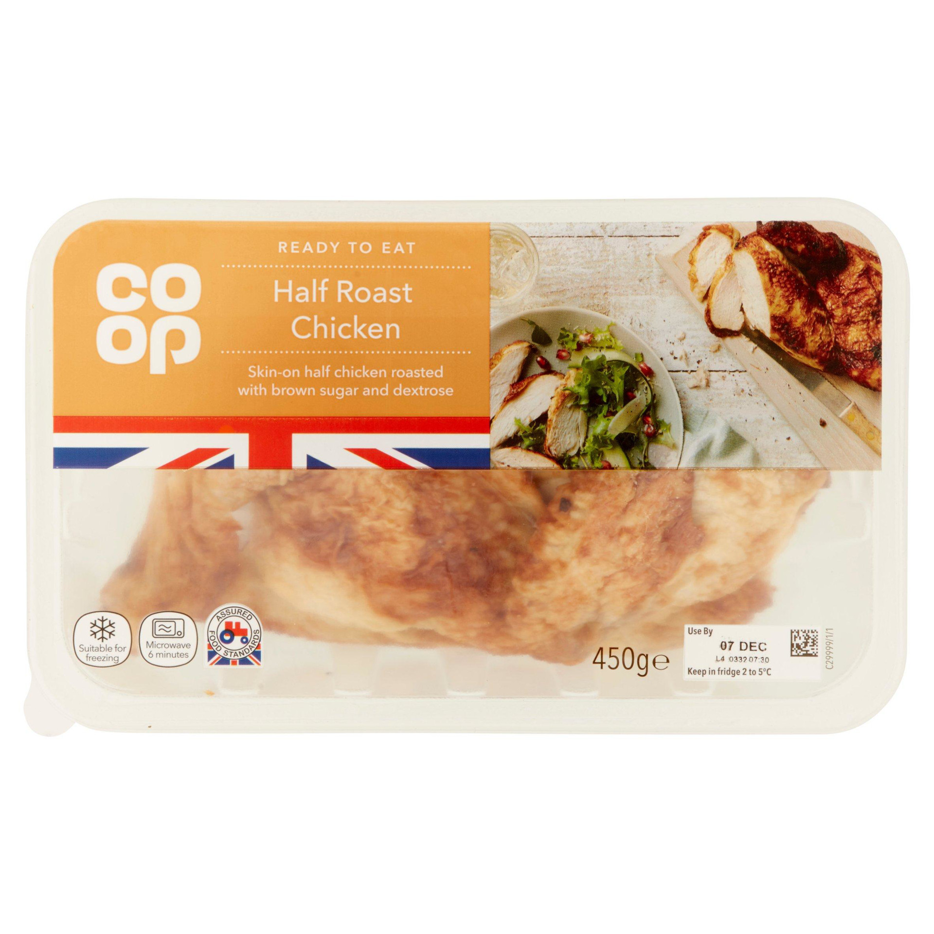 Coop Half Roast Chicken 450g Guernsey Online Groceries Channel
